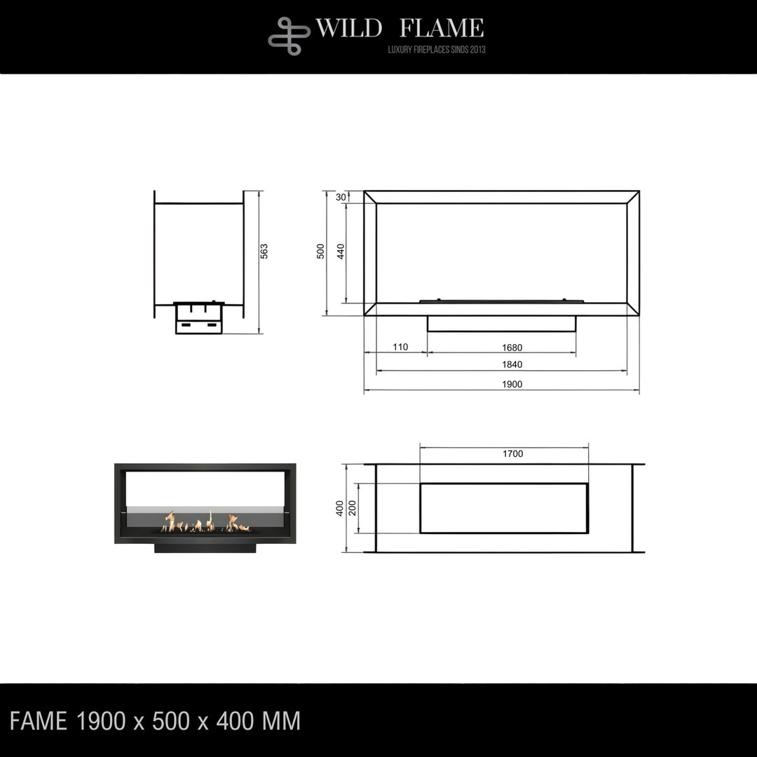 bioethanol-einbau-kamin-ofen-zweiseitig-raumteiler-fame-190cm-technische-zeichnung-schwarz-wildflame