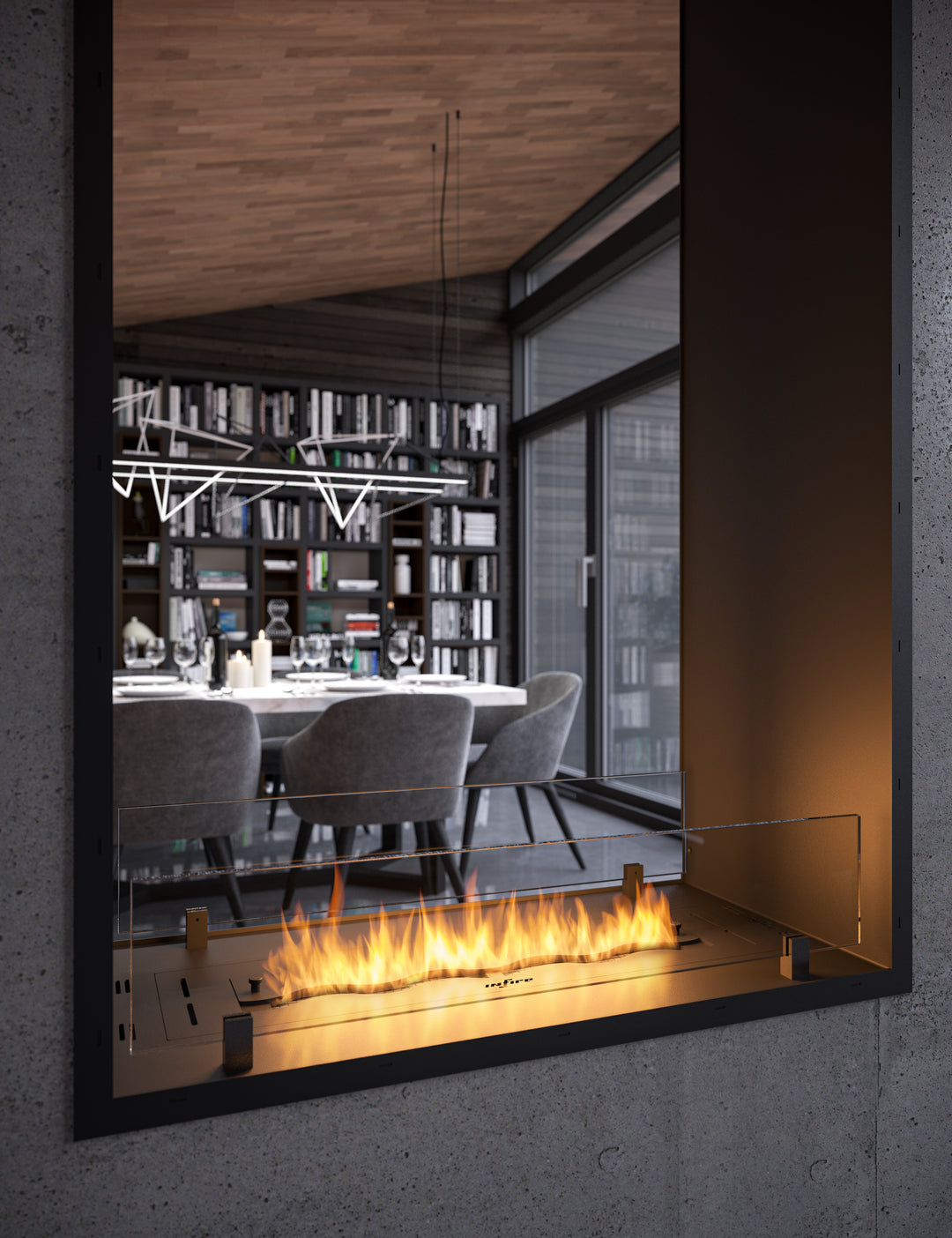 bioethanol-einbau-kamin-ofen-zweiseitig-vertikal-raumteiler-2side-vert-140-infire-slimfire-trockenbau-raumtrenner-wohnbereich-nahaufnahme