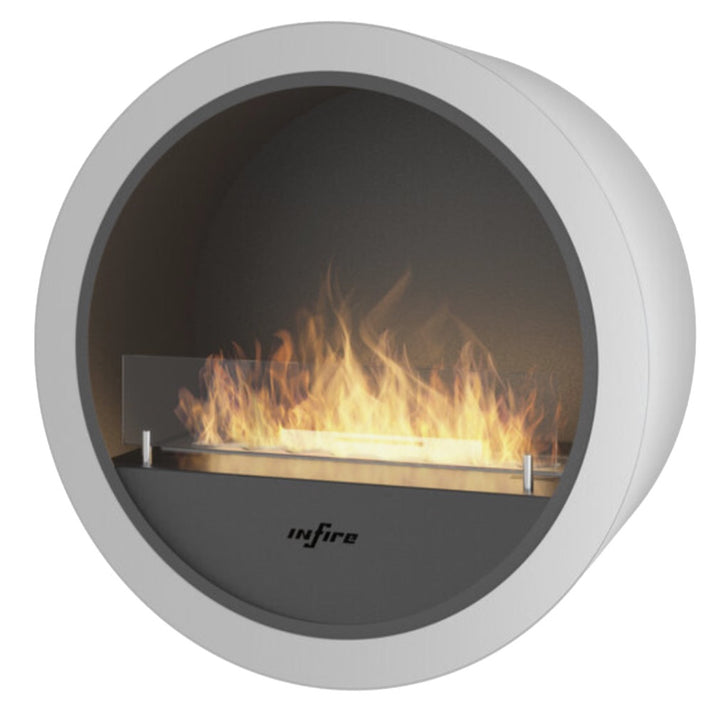 Bioethanol Wandkamin - InCycle Weiß