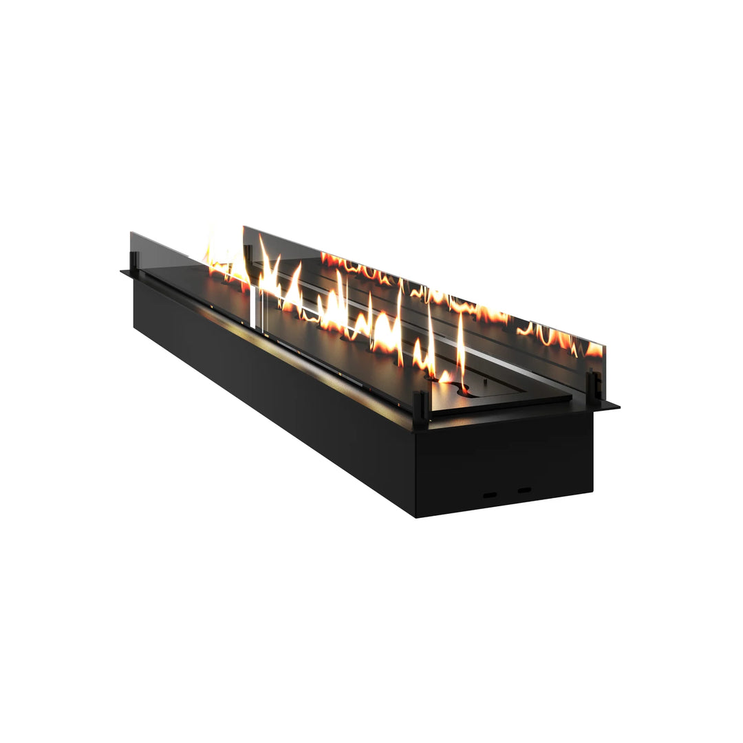 Bioethanol Einbau Brenner Einsatz Ethanol Einbau Kassette SOLO 150cm mit Glas von Wild Flame