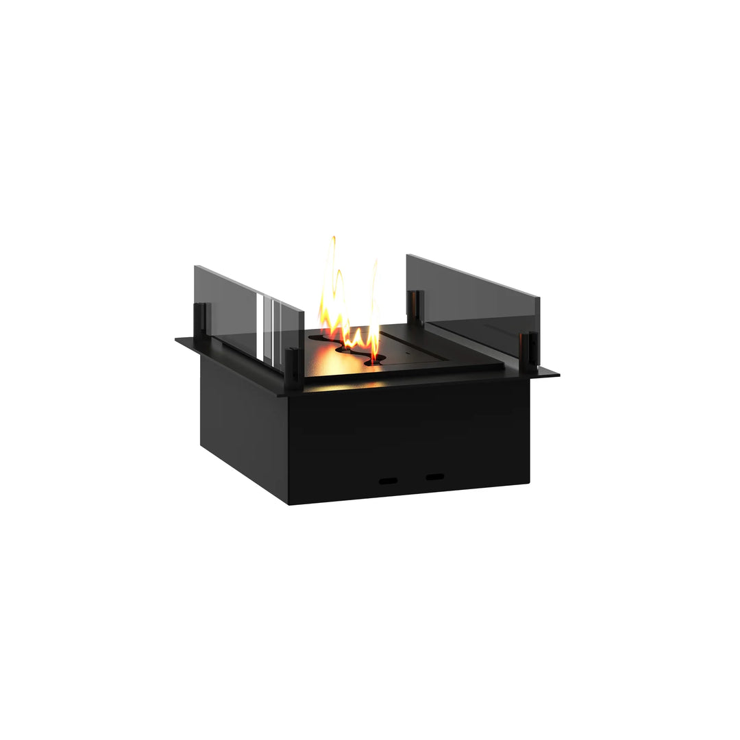 Bioethanol Einbau Brenner Einsatz Ethanol Einbau Kassette SOLO 50cm mit Glas von Wild Flame