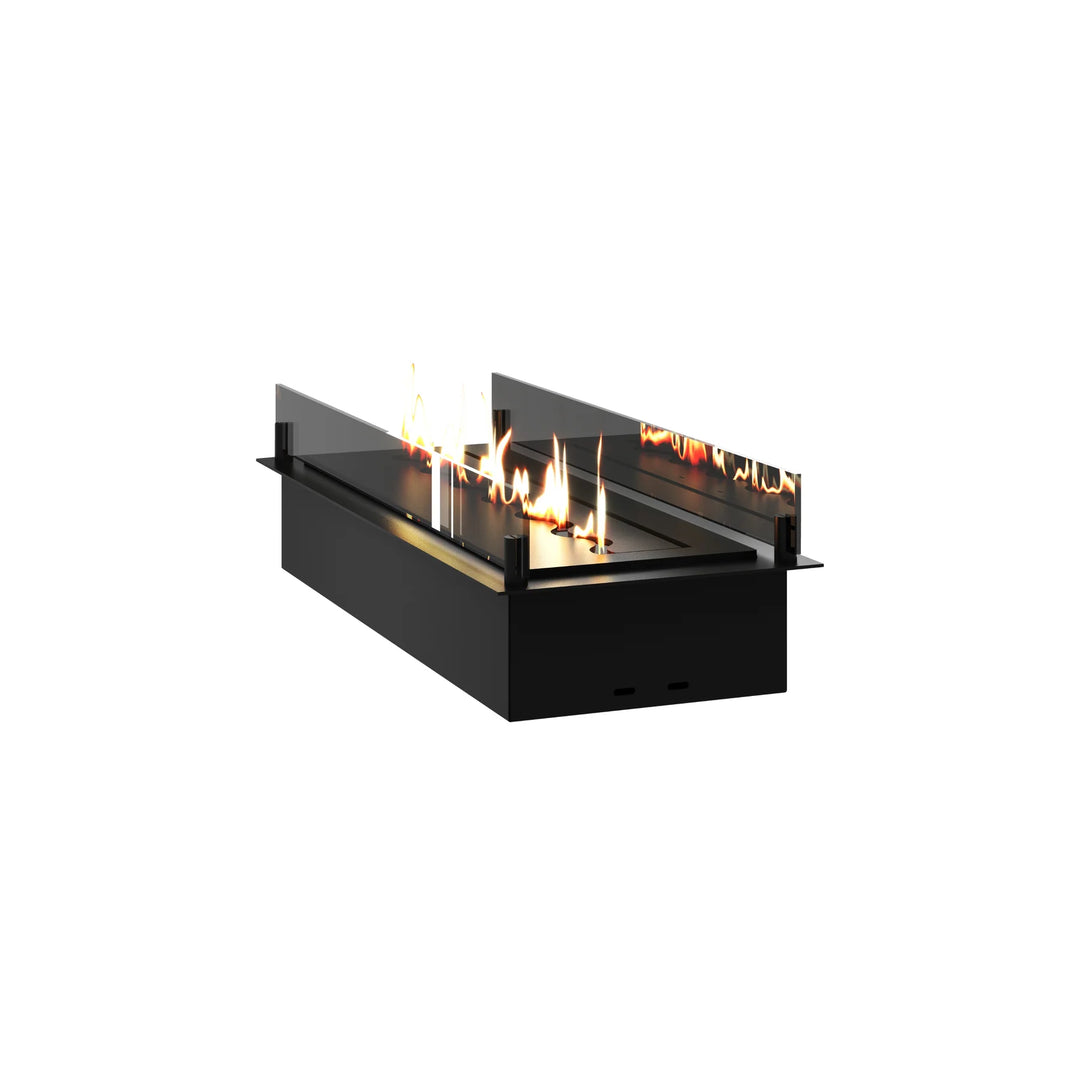 Bioethanol Einbau Brenner Einsatz Ethanol Einbau Kassette SOLO 80cm mit Glas von Wild Flame
