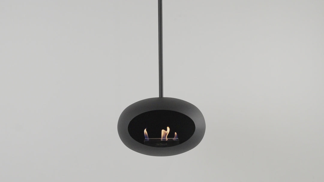 Bioethanol Deckenkamin - Le Feu DOME SKY NICKEL/EDELSTAHL