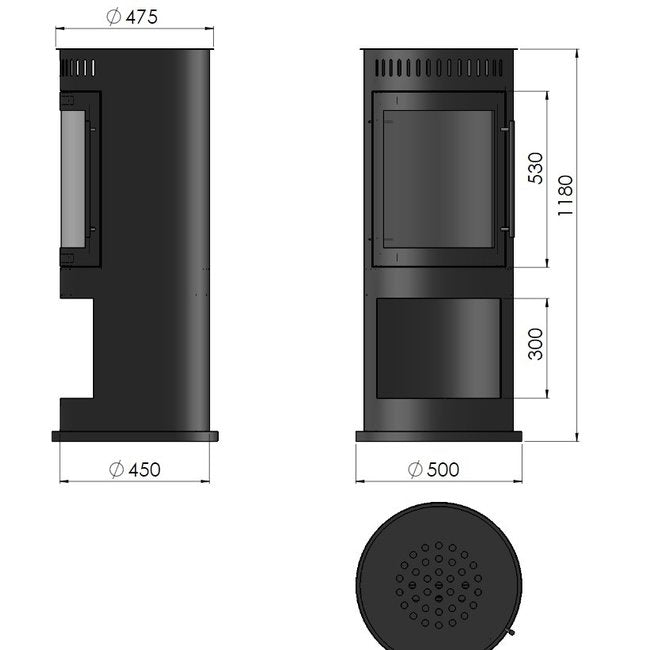 Bioethanol Standkamin - InCoza